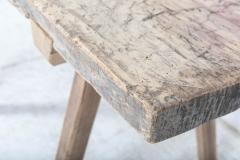 Primitive Oak and Elm Top Butchers Table - 2507214