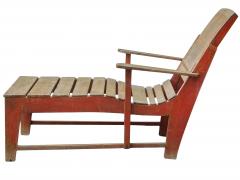 Primitive Painted Chaise - 1061196