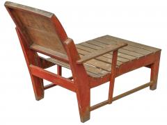 Primitive Painted Chaise - 1061202