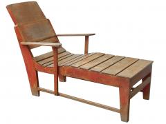 Primitive Painted Chaise - 1061204