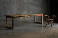 Primitive Rustic Dining Table France 1900s - 4282053