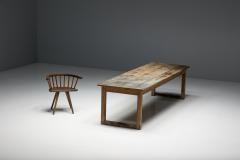 Primitive Rustic Dining Table France 1900s - 4282079