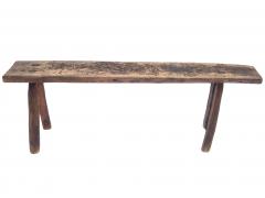 Primitive Style Bench with Chopped Seat - 2206656