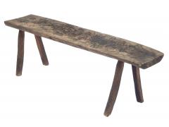 Primitive Style Bench with Chopped Seat - 2206658