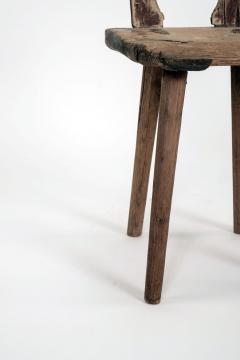 Primitive Swedish Chair in Remnants of Original Red Paint - 3535310
