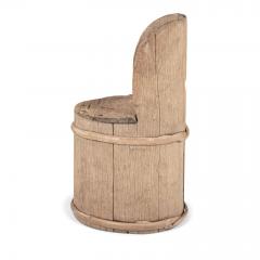 Primitive Swedish Pine Log Chair from Dalarna - 3290552