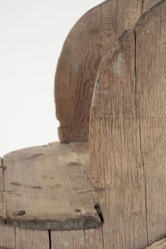 Primitive Swedish Pine Log Chair from Dalarna - 3290553