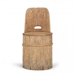 Primitive Swedish Pine Log Chair or Kubbestol - 3532915