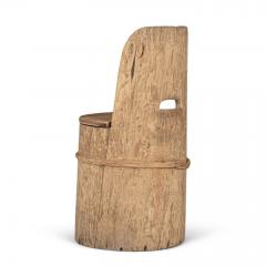 Primitive Swedish Pine Log Chair or Kubbestol - 3532919