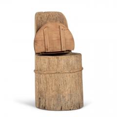 Primitive Swedish Pine Log Chair or Kubbestol - 3532922
