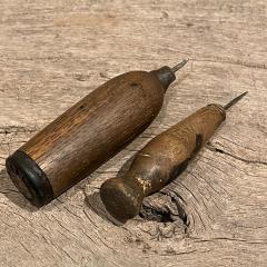 Primitive Wood Ice Pick Tools Weathered Worn Antique Ice Box Utensil - 2083188