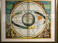Print Of A Celestial Map Titled Scenographia Systematis Mundani Pt - 4516491