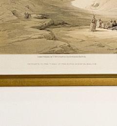 Print by Roberts Valley of the Kings 19th century - 2443591