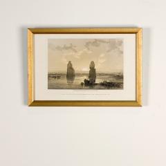 Print of Colossal Statues by Roberts 19th century - 2443491