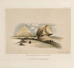 Print of Sphinx by Roberts 19th century - 2443508