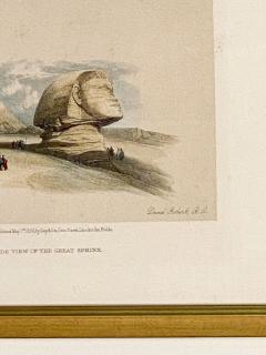 Print of Sphinx by Roberts 19th century - 2443511