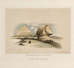 Print of Sphinx by Roberts 19th century - 2446426