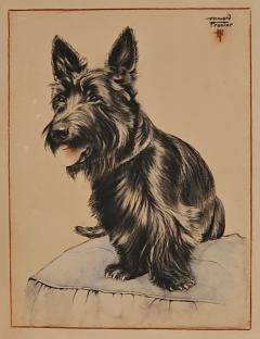 Print of a Scottie U S A 19th century - 4394098