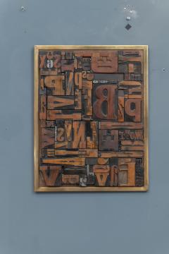 Printing Block Letter Press Collage Art - 3382946