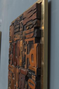 Printing Block Letter Press Collage Art - 3382949