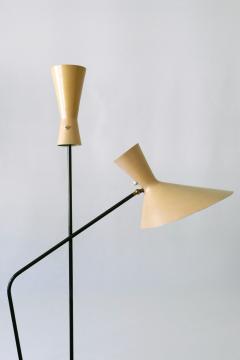 Prof Carl Moor Rare Iconic Mid Century Modern Floor Lamp by Prof Carl Moor for BAG Turgi 1950s - 3497756