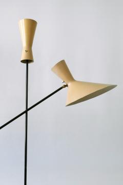 Prof Carl Moor Rare Iconic Mid Century Modern Floor Lamp by Prof Carl Moor for BAG Turgi 1950s - 3497758