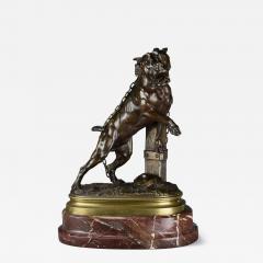 Prosper Lecourtier Fine quality 19thc French bronze figure of a Boxer dog by Prosper Lecourtier - 4762016
