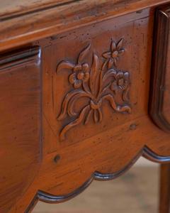 Proven al Walnut Console Table with Two Drawers Louis XV Style 20th Century - 4437838