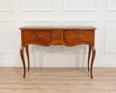 Proven al Walnut Console Table with Two Drawers Louis XV Style 20th Century - 4437898
