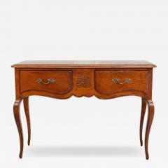 Proven al Walnut Console Table with Two Drawers Louis XV Style 20th Century - 4440929
