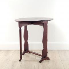 Provincial French Directoire Small Round Dropleaf Table in Cherry 19th century - 3603714