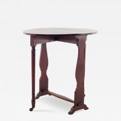 Provincial French Directoire Small Round Dropleaf Table in Cherry 19th century - 3610667