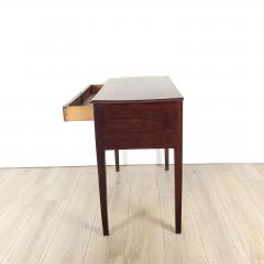 Provincial Georgian Oak and Mahogany Lowboy England circa 1800 - 3954386