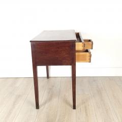 Provincial Georgian Oak and Mahogany Lowboy England circa 1800 - 3954396