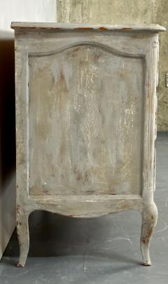 Provincial Gustavian Style Swedish Paint Decorated Distressed Commode Chest - 2884101