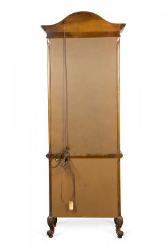 Provincial Style Mirrored and Electrified Carved Oak Display Cabinet Vitrine - 4170677