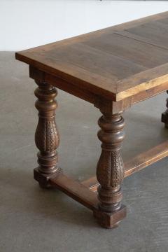 Provincial Swiss Antique Carved Table - 4194783