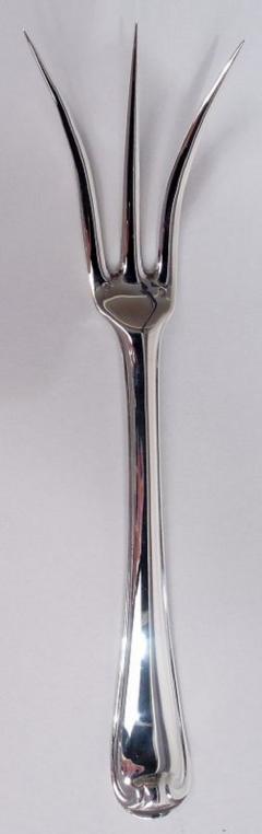 Puiforcat Mazarin Silver Cold Meat Serving Fork - 3842891