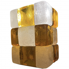Pulegoso Glass Table Lamp by Albano Poli for Poliarte 1970s - 4361760