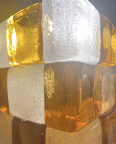 Pulegoso Glass Table Lamp by Albano Poli for Poliarte 1970s - 4361762