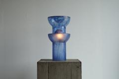 Pulegoso Murano Glass Table Lamp Sculpture Italy 1970s - 4468686