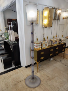 Purple Murano Glass Floor Lamp - 2676097