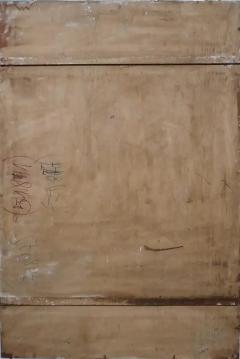 Purvis Young Large Purvis Young Abstract Outsider Folk Art Painting on Board - 4058522