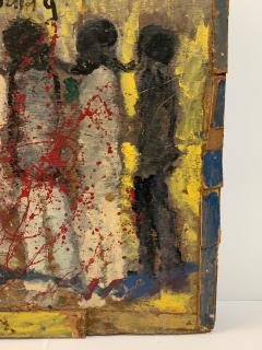 Purvis Young Original Purvis Young Extra Large Outsider Street Art - 4632998