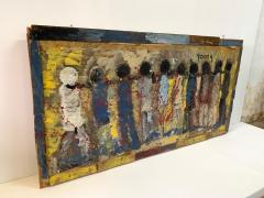 Purvis Young Original Purvis Young Extra Large Outsider Street Art - 4633014