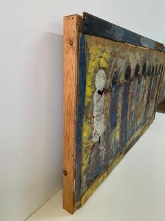 Purvis Young Original Purvis Young Extra Large Outsider Street Art - 4633016
