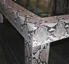 Python Cocktail Table with Inset Glass Top - 3096753