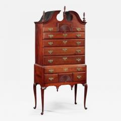 QUEEN ANNE BONNET TOP HIGHBOY - 1401184