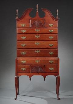 QUEEN ANNE BONNET TOP HIGHBOY - 1401185