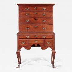 QUEEN ANNE FLAT TOP HIGHBOY - 1104932